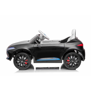 Mercedes Benz AMG EQA dla dzieci Czarny + Pilot + 5-punktowe pasy + EVA + Wyświetlacz MP3 + LED